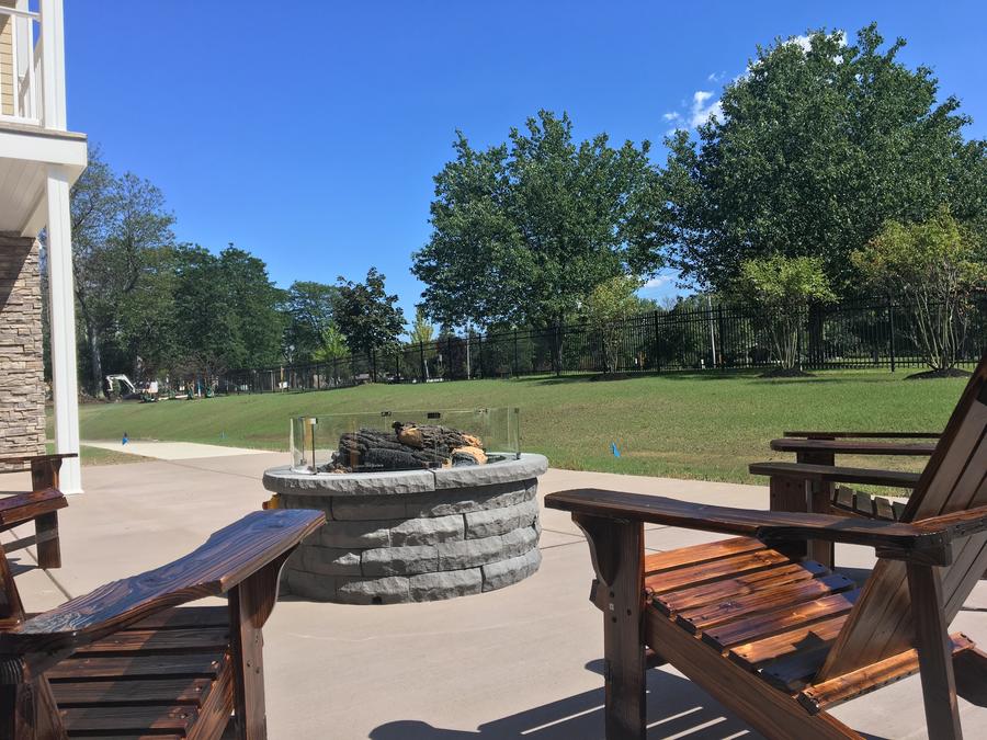 View from the Community Patio towards the Park